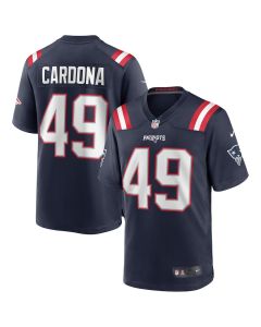 Joe Cardona 49 New England Patriots Men Game Jersey – Navy