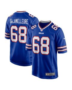 Joe DeLamielleure 68 Buffalo Bills Men Game Retired Jersey – Royal