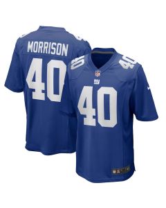 Joe Morrison 40 New York Giants Men Retired Jersey – Royal