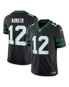 Joe Namath 12 New York Jets Alternate Vapor F.U.S.E. Limited Jersey – Men, Legacy Black