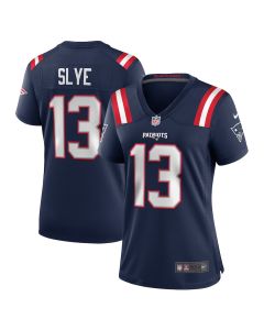 Joey Slye 13 New England Patriots Women’s Team Game Jersey – Navy