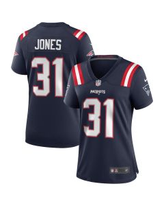 Jonathan Jones 31 New England Patriots Women Game Jersey – Navy