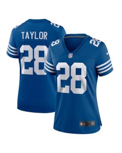 Jonathan Taylor 28 Indianapolis Colts Women Game Jersey – Royal
