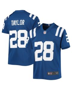 Jonathan Taylor 28 Indianapolis Colts YOUTH Game Jersey – Royal