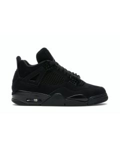 Jordan 4 Retro Black Cat - Sleek Black Retro Basketball Sneakers