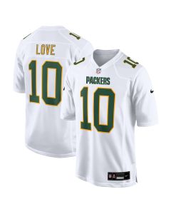 Jordan Love 10 Green Bay Packers Fashion Game Men Jersey – White
