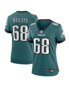 Jordan Mailata 68 Philadelphia Eagles Women’s Team Game Jersey – Midnight Green