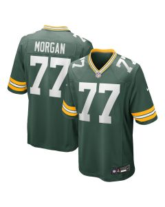 Jordan Morgan 77 Green Bay Packers 2024 Game Men Jersey – Green