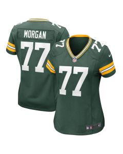 Jordan Morgan 77 Green Bay Packers Women’s Game Jersey – Green