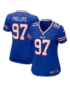 Jordan Phillips 97 Buffalo Bills Women Game Jersey – Royal