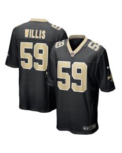Jordan Willis 59 New Orleans Saints Game Men Jersey – Black