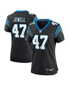 Josey Jewell 47 Carolina Panthers Women’s Game Jersey – Black