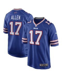 Josh Allen 17 Buffalo Bills Team Game Player Men Jersey – Royal