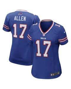 Josh Allen 17 Buffalo Bills Women Game Jersey – Royal