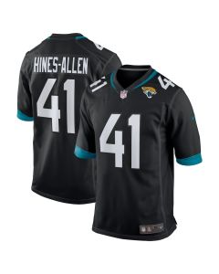 Josh Hines-Allen 41 Jacksonville Jaguars Alternate Player Game Men Jersey – Black