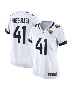 Josh Hines-Allen 41 Jacksonville Jaguars Women’s Player Game Jersey – White