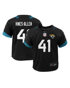 Josh Hines-Allen 41 Jacksonville Jaguars YOUTH Alternate Player Game Jersey – Black