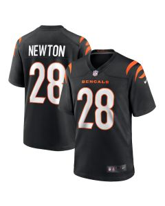 Josh Newton 28 Cincinnati Bengals Game Men Jersey – Black