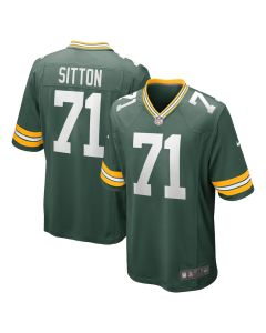 Josh Sitton 71 Green Bay Packers Men Retired Game Jersey – Green
