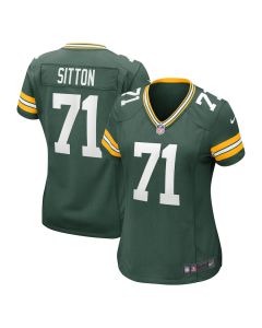 Josh Sitton 71 Green Bay Packers Women’s Team Game Jersey – Green