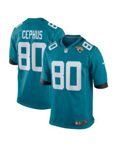 Joshua Cephus 80 Jacksonville Jaguars Team Game Men Jersey – Teal