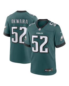 Julian Okwara 52 Philadelphia Eagles Game Men Jersey – Midnight Green