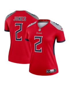 Julio Jones 2 Tennessee Titans Women Inverted Legend Jersey – Red