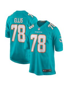 Justin Ellis 78 Miami Dolphins Game Men Jersey – Aqua