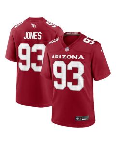 Justin Jones 93 Arizona Cardinals Team Game Men Jersey – Cardinal