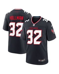 Ka’Dar Hollman 32 Houston Texans Team Game Men Jersey – Navy