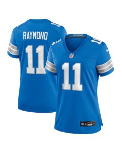 Kalif Raymond 11 Detroit Lions Women’s Team Game Jersey – Blue