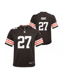 Kareem Hunt 27 Cleveland Browns Game YOUTH Jersey – Brown