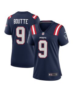 Kayshon Boutte 9 New England Patriots Women’s Game Jersey – Navy
