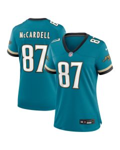 Keenan McCardell 87 Jacksonville Jaguars Women’s Prowler Throwback Game Jersey – Teal