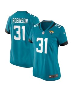Keilan Robinson 31 Jacksonville Jaguars Women’s Game Jersey – Teal