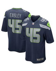 Kenny Easley 45 Seattle Seahawks Men Game Retired Jersey – College Navy