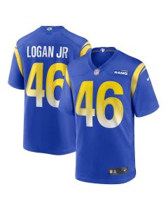 Kenny Logan Jr. 46 Los Angeles Rams Game Men Jersey – Royal