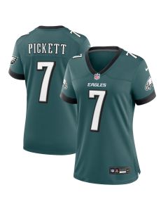 Kenny Pickett 7 Philadelphia Eagles Women’s Team Game Jersey – Midnight Green