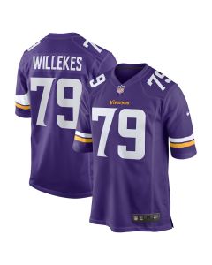 Kenny Willekes 79 Minnesota Vikings Men Game Jersey – Purple