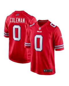 Keon Coleman 0 Buffalo Bills Alternate Game Men Jersey – Red
