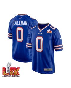 Keon Coleman #0 Buffalo Bills Super Bowl LIX Jersey – Men’s – Royal