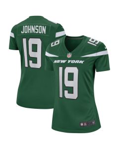 Keyshawn Johnson 19 New York Jets Women Game Retired Jersey – Gotham Green