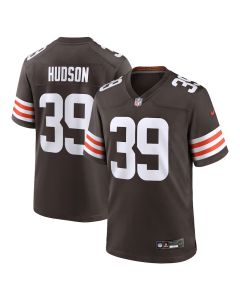Khaleke Hudson 39 Cleveland Browns Team Game Men Jersey – Brown