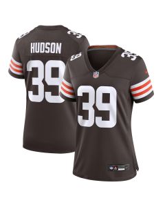 Khaleke Hudson 39 Cleveland Browns Women’s Team Game Jersey – Brown