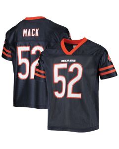 Khalil Mack 52 Chicago Bears YOUTH Team Jersey – Navy