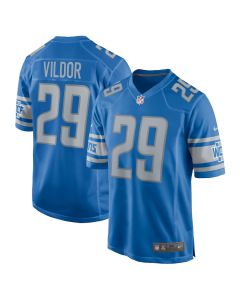 Kindle Vildor 29 Detroit Lions Game Men Jersey – Blue