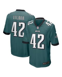 Kindle Vildor 42 Philadelphia Eagles Game Men Jersey – Midnight Green