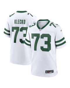 Klecko White 73 New York Jets Game Jersey Retired Player – Men, Legacy White