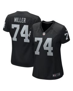 Kolton Miller 74 Las Vegas Raiders Women Game Jersey – Black