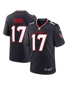 Kris Boyd 17 Houston Texans Team Game Men Jersey – Navy